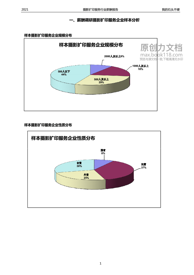 【薪酬报告】2021年摄影扩印服务行业薪酬分析调查报告.docx